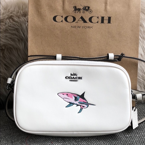 coach bag with shark
